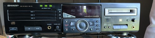 Sharp minidisc md cd - sharp,