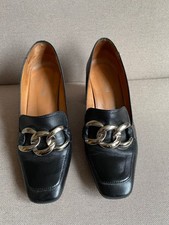 Pumps Glattleder schwarz