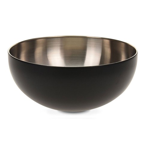 Schale aus edelstahl schwarz - schale,