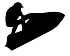 Jetski aufkleber sticker auto - sticker,