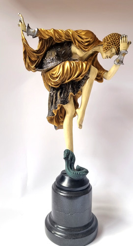 Bronzeskulptur ägyptische - bronzeskulptur,