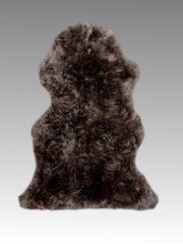 Echtes Lammfell Fell natur weich & ideal für Deko, Baby, Auto Taupe