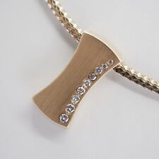 TONI GARD EXKLUSIVER BRILLANT-ANHÄNGER IN 585/GELBGOLD insg.ca.0,20ct BRILLANTEN