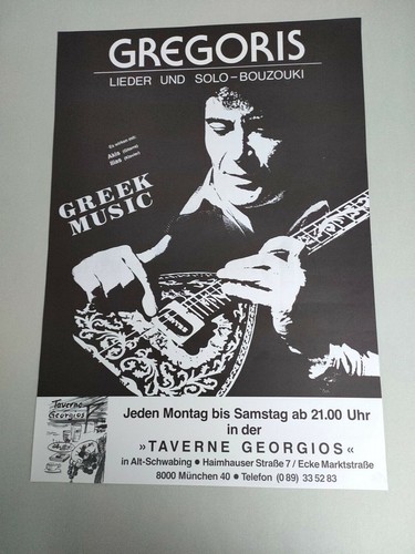 Plakat gregoris lieder und - lieder,