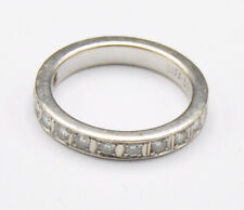 Weißgold Memory Eternity Ring 12x Diamant 0.50 Carat 585 Gold