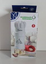 Genius Knoblauchschneider G5, Praktisches 3-teiliges Set