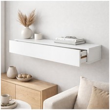 Wandregal mit Schublade 80 cm