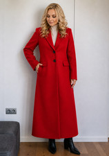 ZARA ZW Mantel S Rot MANTECO