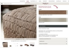 FLEXFORM Poef-Puff-Hocker Bangkok - 60x50cm neu und OVP