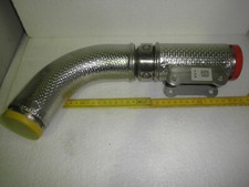 Edelstahl Auspuffrohr Bogen  mit Hitzeschutz Rennsport Teil Sonderanfertigung 1