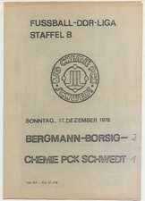 DDR League 78/79 BSG Chemie