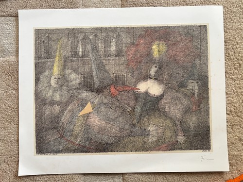 Paul flora offset lithografie - paul,