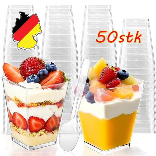 50pcs mini desserttasse - 50pcs,