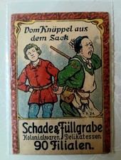 uralt Sammelheft SCHADE & FÜLLGRABE Kolonialwaren Frankfurt/M.