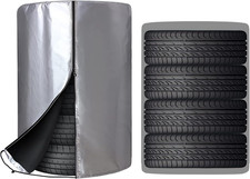 Reifentasche Wasserdicht Staubdicht Saisonale Reifenhülle hält 4 Reifen Silber