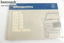 Mercedes W123 3. Serie T-Modell Bedienungsanleitung Betriebsanleitung 1235848182
