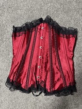 Vollbrust Korsett Gr S rot