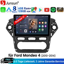 10" Android 13 Autoradio Navi GPS für Ford Mondeo MK4 2011-2013 4G RDS CarPlay 