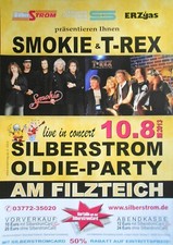 SMOKIE & T.REX 2013 SCHNEEBERG - orig. Concert Poster - Konzert Plakat - DIN A1