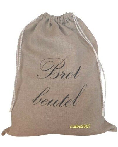 Brotbeutel aus bauernleinen - brotbeutel,