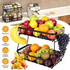 2 Ebenen Gemüse Obst Regal