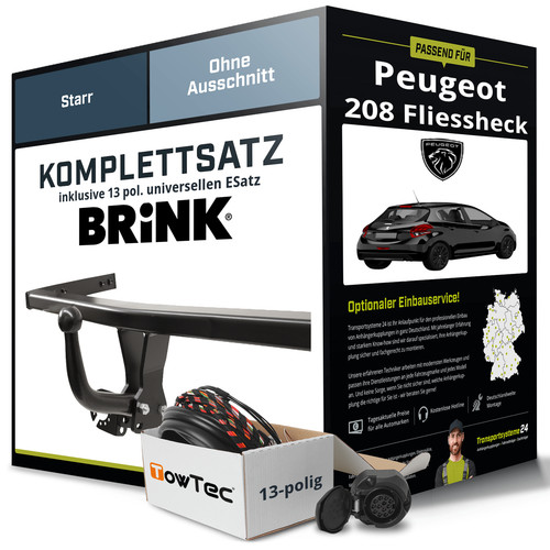 Für peugeot 208 fliessheck - für,