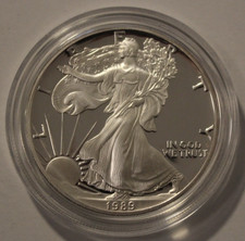 USA - Silver Eagle - 1989 - Buchstabe S - Silver/Proof - Silber/PP!!!