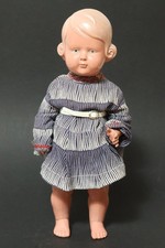 Alte Schildkröt Puppe Inge 29cm Schildkrötpuppe Puppen Dolls blond Antik poupee