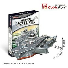 CubicFun 3D Puzzle Aircraft Carrier Charles de Gaulle + Kiev Aircraft Carrier