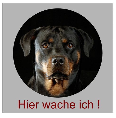 Rottweiler-Design-Schild-3