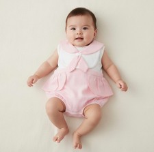 Baby Mädchen rosa Strampler