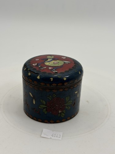 Antike cloisonné deckeltopf - cloisonné,
