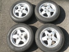 5,5x13 ET30 POSTERT ORIGINAL ALUFELGEN LK 4x100, 165/70 R13 Winterreifen 7mm