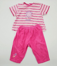 Boots Frottee Pyjama Schlafanzug für Mädchen in Gr. 74/80 (9-12 Monate)