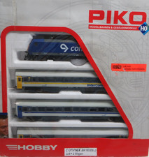 PIKO 57180 H0 Zugset Elektrolok Connex BR 185 DSS + 4 Personenwagen in OVP