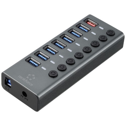 Renkforce 6049086 usb - usb-hub, 8