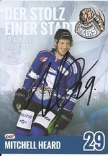 Mitchell Heard / Straubing Tigers / Saison 2018-2019 / Autogrammkarte