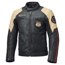 Held Baker 2 Motorrad Lederjacke (Blau/Beige/Burgund) Gr: 50, wie neu, günstig
