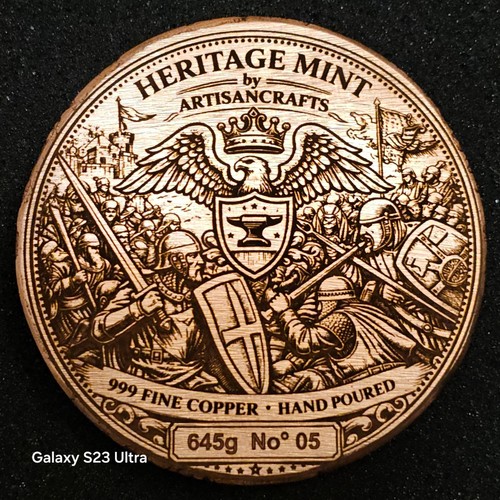 Kupferbarren 645g