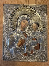 Russische Ikone Madonna Mit