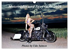 Motorräder und Sexy Girls (Wandkalender 2026 DIN A3 quer), CALVENDO Monatskalend