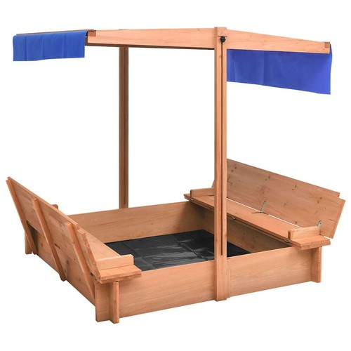 Tannenholz sandkasten mit dach - sandkasten,