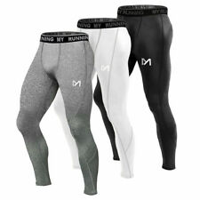 Herren Leggins Kompressions Laufhose Tights Training Fitness Lang Sporthose Hose