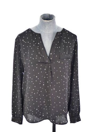 Bluse shirt schwarz sterne - shirt,