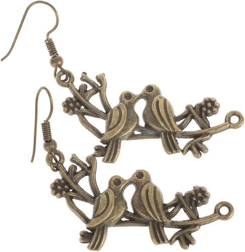 Cute lovebirds branch - cute, on