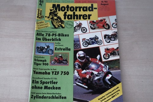 Motorradfahrer 1993 - 08/1993,