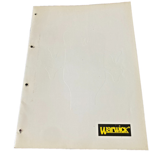 Warwick offizieller katalog - offizieller,