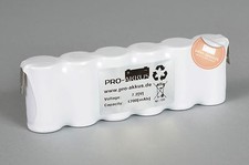 NiCd Akkupack 7,2V 1700mAh 1,7Ah Notlicht Notbeleuchtung Ni-Cd Faston Anschlüsse