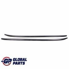 BMW X3 F25 Dach Reling Rack Zier Leiste Bar Trim Links Rechts Hoch Glanz Schwarz