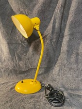 Christian Dell KAISER Idell Modell 6556 table lamp Tischlampe 1930er Gelb Rare !